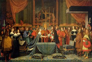 Celebrazione del matrimonio di Luigi XIV e Maria Teresa d