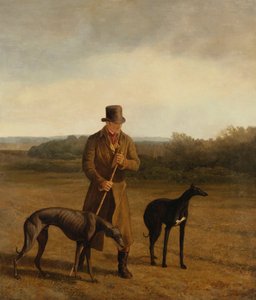 Ritratto di Lord Rivers con due levrieri, c.1825