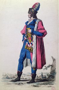Costume di un rappresentante del popolo francese nel 1793, da 