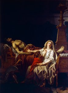 Andromaca piange sul corpo di Ettore, di Jacques-Louis David (1748-1825)