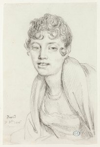 Busto di Angelique Mongez da Jacques Louis David