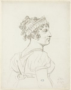 Busto di Carolina Bonaparte, Principessa Murat, Regina di Napoli da Jacques Louis David
