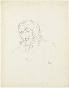 Busto di un Uomo con un Jabot da Jacques Louis David