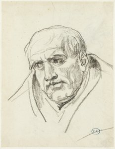 Busto di un uomo anziano da Jacques Louis David