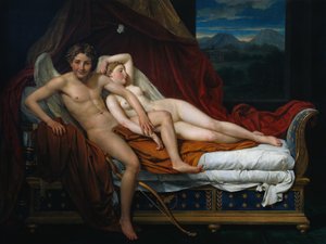 Cupido e Psiche da Jacques Louis David