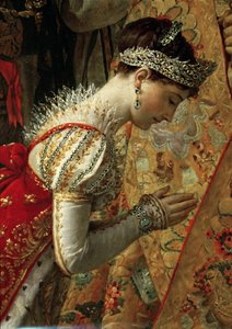 Imperatrice Giuseppina (dettaglio) da Jacques Louis David