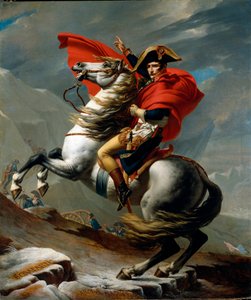Ritratto equestre di Napoleone I Bonaparte da Jacques Louis David