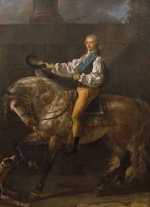 Ritratto equestre di Stanisław Kostka Potocki da Jacques Louis David