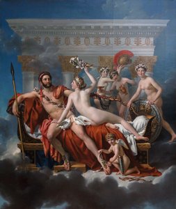 Francese: Mars désarmé par Vénus Marte disarmato da Venere da Jacques Louis David