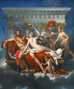 Francese: Mars désarmé par Vénus Marte disarmato da Venere da Jacques Louis David