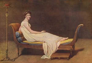 Madame Recamier, 1800, c1915 da Jacques Louis David