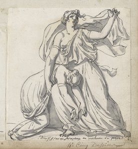 Niobe e Sua Figlia da Jacques Louis David