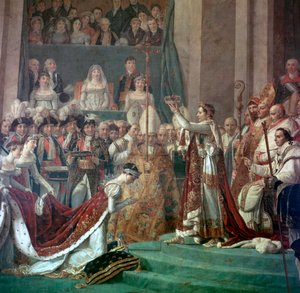 Dipinto di Napoleone Buonaparte e Imperatrice Giuseppina