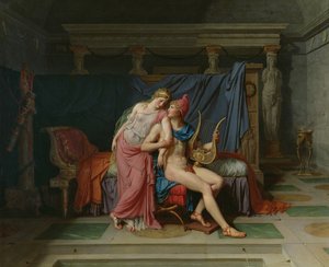 Paride ed Elena da Jacques Louis David