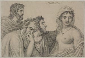 Frine davanti ai suoi Giudici da Jacques Louis David
