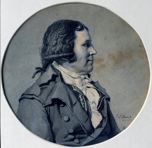 Ritratto di Edmond Louis Dubois de Crance, deputato, Ministro della Guerra. Disegno di Jacques Louis David