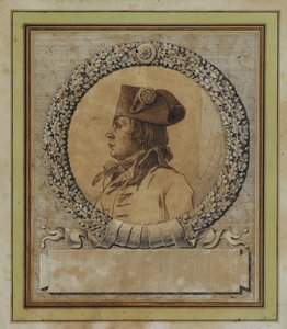 Ritratto di Philippe-François-Joseph Le Bas 1762-1794, c. 1793 da Jacques Louis David