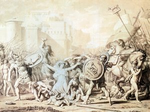 Studio per il ratto delle Sabine da Jacques Louis David