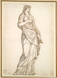 Studio della Statua Sabina dalla Villa Medici, c. 1775-1780 da Jacques Louis David