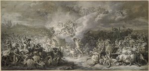 Il combattimento di Diomede, 1776 da Jacques Louis David