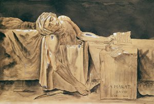 La morte di Marat, 1793