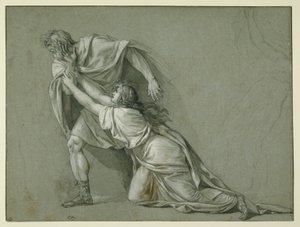La partenza di Marco Attilio Regolo per Cartagine da Jacques Louis David