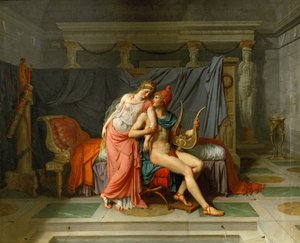 Gli amori di Elena e Paride da Jacques Louis David