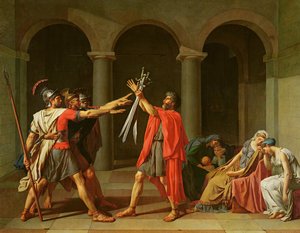 Il Giuramento degli Orazi, 1784