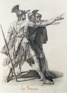 Il giuramento degli Orazi (dettaglio) da Jacques Louis David