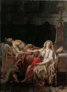 Il Dolore di Andromaca, 1783 da Jacques Louis David