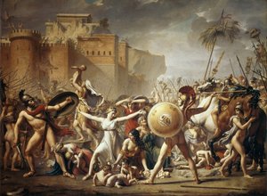 Il ratto delle Sabine da Jacques Louis David