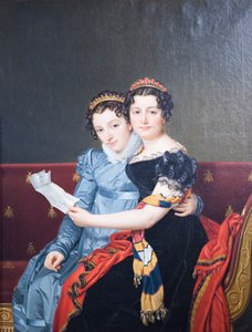 Zenaide e Charlotte Bonaparte da Jacques Louis David