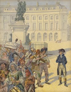 Napoleone Bonaparte in mezzo ai disordini rivoluzionari da Jacques Marie Gaston Onfray de Breville (Job)