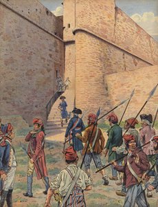 Il forte quadrato ad Antibes da Jacques Marie Gaston Onfray de Breville (Job)