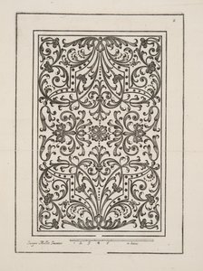 Design per Parterre, da Theatre des Plans et Jardinages, pub.1652 da Jacques Mollet