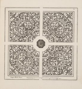 Design per Parterre, da Theatre des Plans et Jardinages, pub.1652