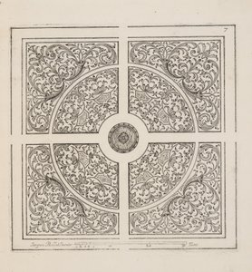 Progetto per Parterre, da Theatre des Plans et Jardinages, pub.1652 da Jacques Mollet