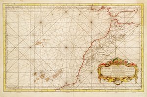 Mappa della costa nord-occidentale dell