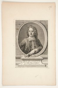 Ritratto di Jean François Lalouette da Jacques Nicolas Tardieu