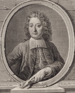 Ritratto del compositore Jean-François Lallouette 1651-1728 da Jacques Nicolas Tardieu