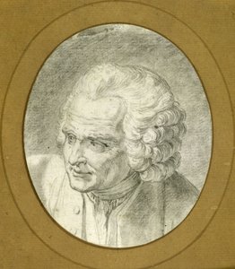 Ritratto di Jean-Jacques Rousseau, 1775 da Jacques Philippe Caresme