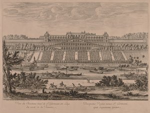 Castello di Saint-Germain-en-Laye dal Fiume