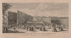 Giardino fiorito del castello di Rambouillet da Jacques Rigaud