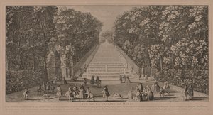 La cascata a Marli da Jacques Rigaud