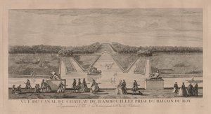 Il Castello dal Canale a Rambouillet da Jacques Rigaud