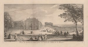 Vista del Castello di Seaux dalla Passeggiata di Diana da Jacques Rigaud
