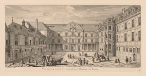Vista del cortile del Castello di Blois