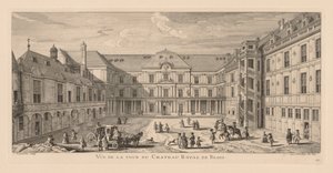 Vista del cortile del Castello di Blois