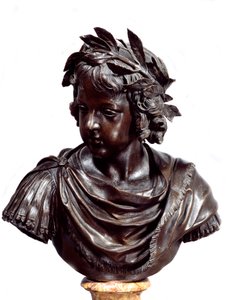 Busto in bronzo di Luigi XIV (1638-1715) bambino detto il Romano