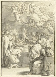 Il letto di morte di Maria (serie: Scene della vita di Maria)